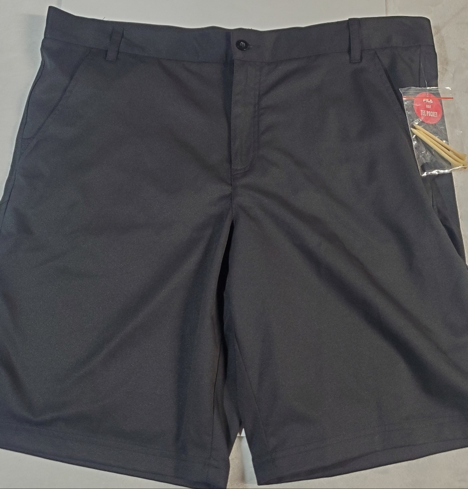 Fila Sport Golf Men's Black Flat Front Shorts